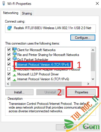 Khắc phục lỗi Wifi báo No Internet, Secured trên Windows 10 2004 12