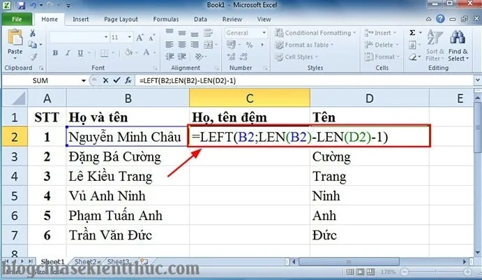 tao-danh-sach-ten-ho-thu-tu-theo-abc-tren-excel (6)