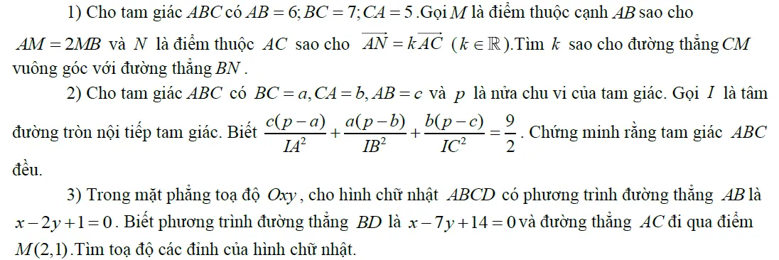 đề thi học sinh giỏi toán 10