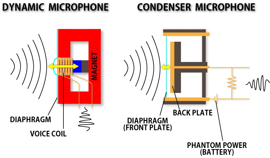 so sánh Micro Condenser và Micro Dynamic