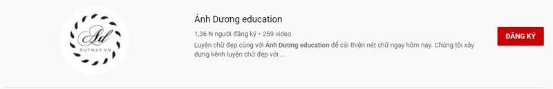 luyện chữ đẹp ánh dương