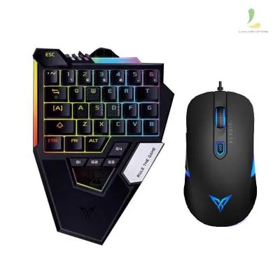 Combo bàn phím cơ một tay Flydigi D1 + chuột gaming M1