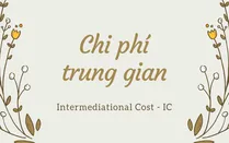 Chi phí trung gian (Intermediational Cost - IC) là gì?