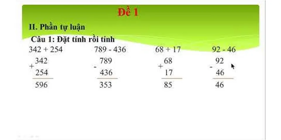 Giải Vở hướng dẫn ôn tập hè môn Toán lớp 2