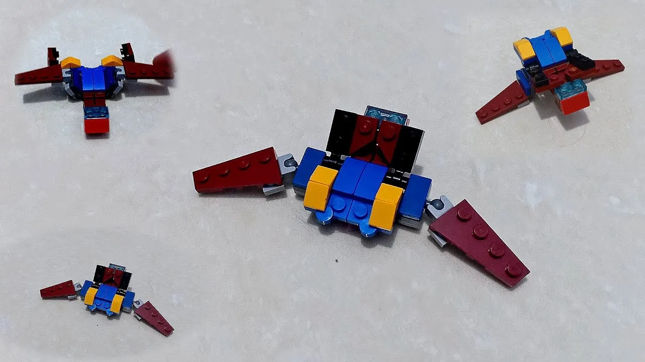 Cách Làm Robot Biến Hình Bằng Lego, How To Build Mini ...