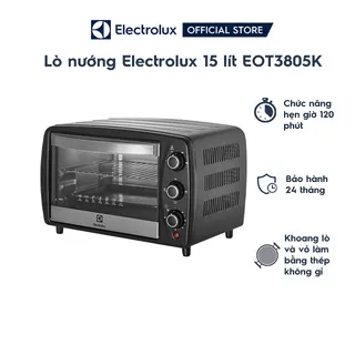 Lò nướng Electrolux 15 lít EOT3805K