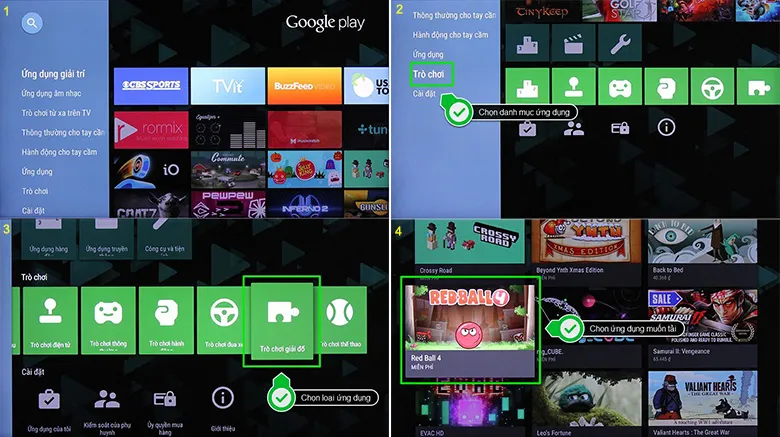 cách tải ứng dụng trên tivi Sony - android tivi sony 2015 bước 2
