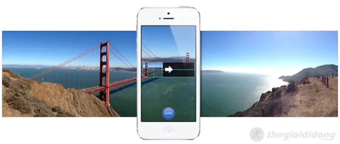 chụp ảnh panorama trên iphone 5