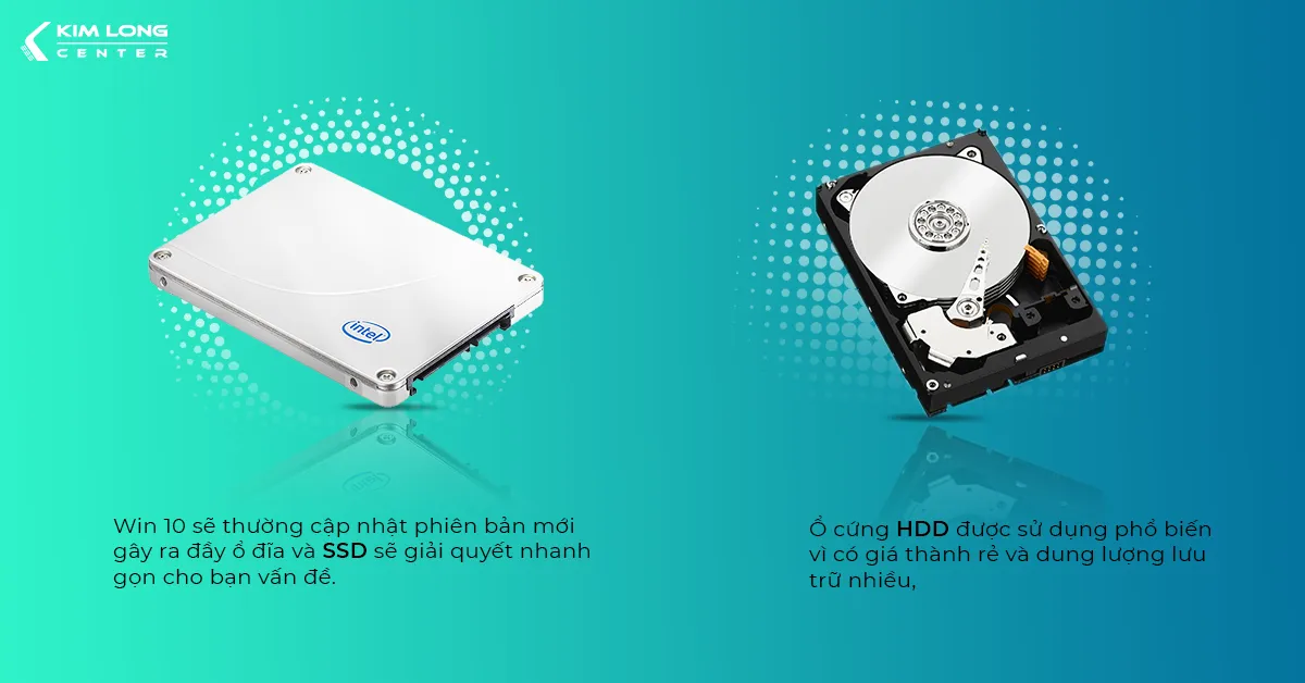 Ổ cứng HDD và SSD