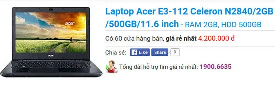 laptop gia 4 trieu