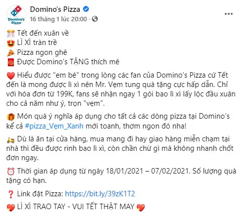 Mẫu content ẩm thực - Pizza