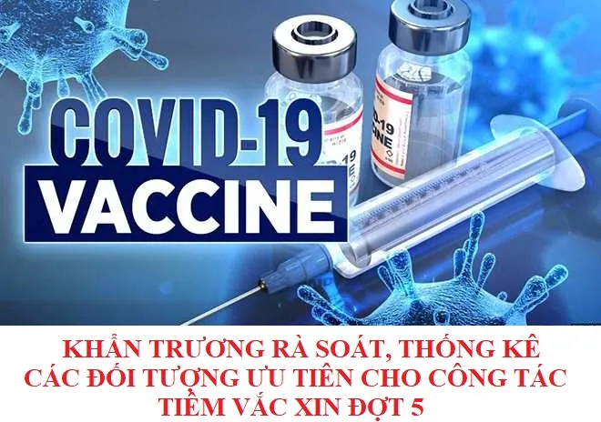 Trung tâm Y tế Hữu Lũng khẩn trương rà soát, thống kê các đối tượng được tiêm cho chiến dịch tiêm vắc phòng Covid 19 đợt 5.