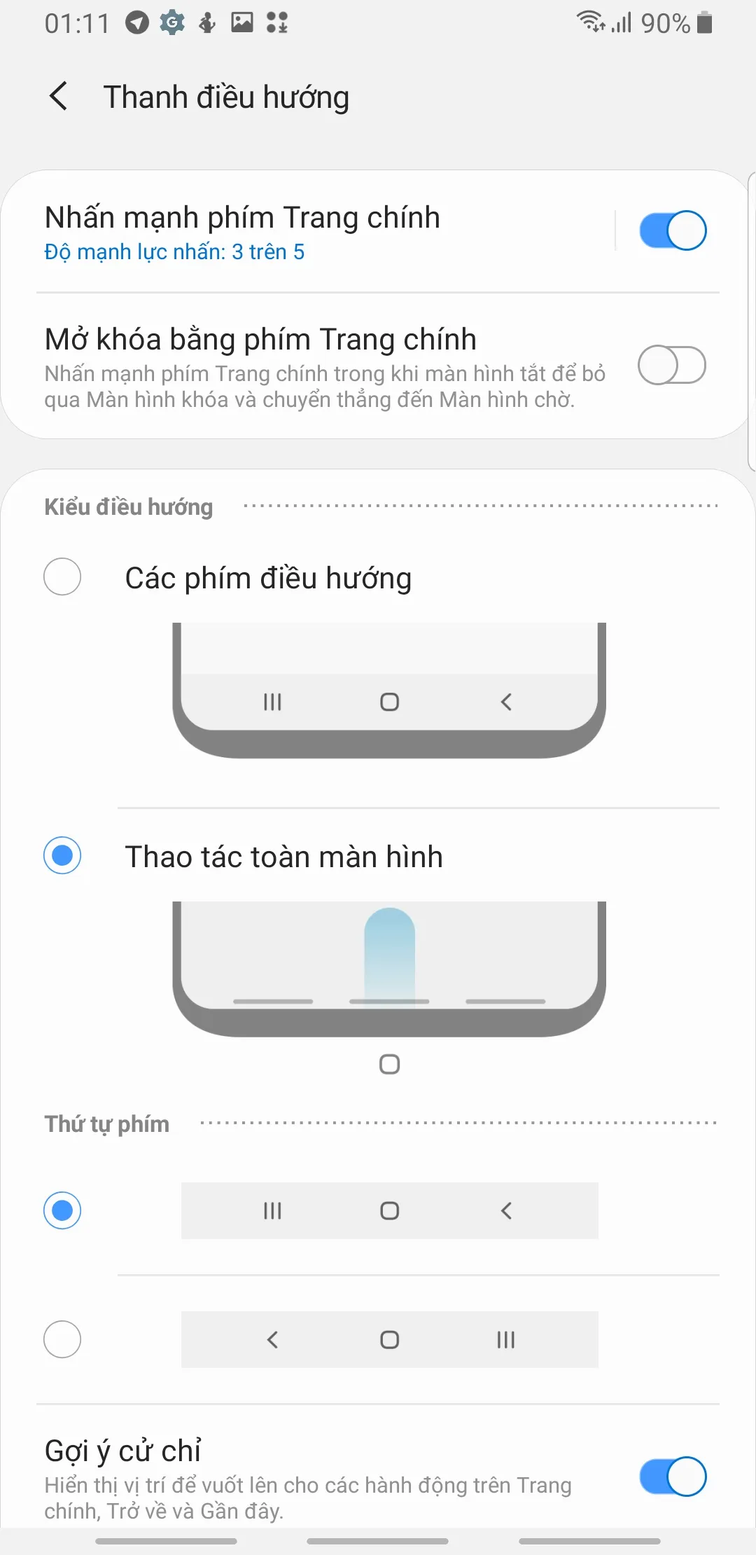 Sforum - Trang thông tin công nghệ mới nhất Screenshot_20190108-011129_Settings Người dùng Galaxy Note8 tại VN chính thức được cập nhật giao diện One UI Android 9 Pie 