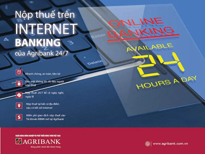 Dịch vụ nộp thuế điện tử ngân hàng Agribank