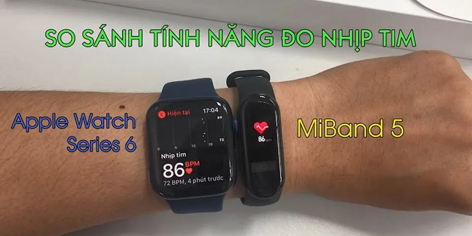 Apple Watch đo nhịp tim