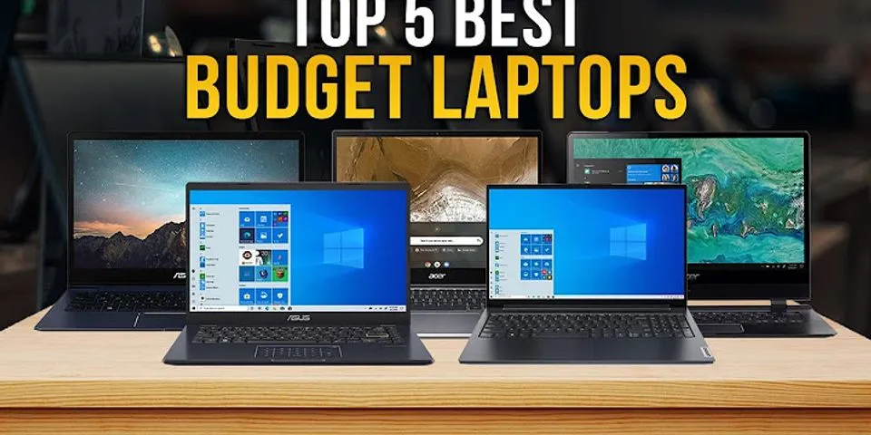 Budget 2021 laptop