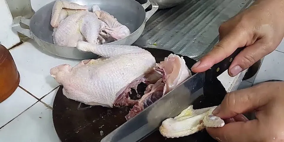 Cách băm thịt gà