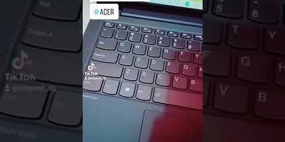 Cách bật đèn bàn phím laptop Acer Nitro 5