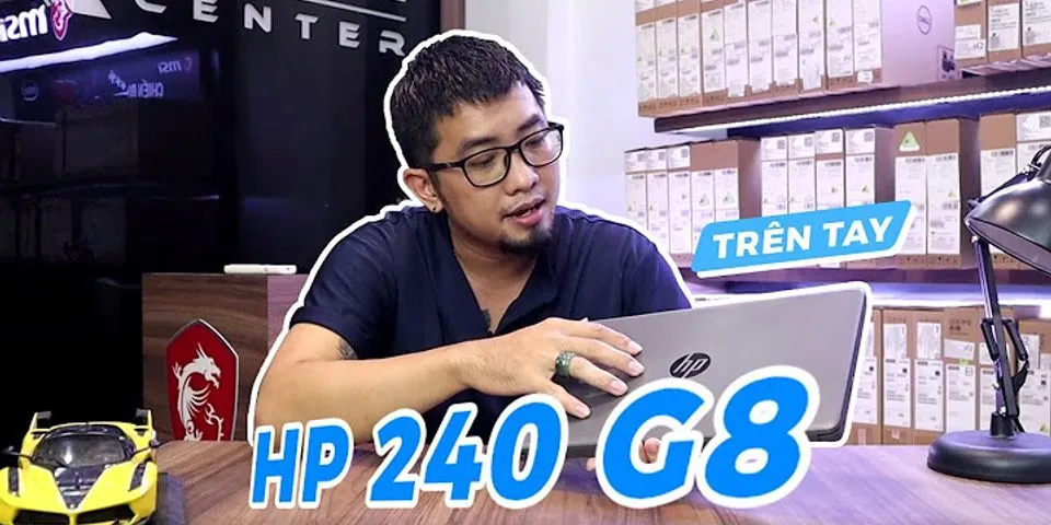 Cách bật đèn bàn phím laptop HP 240 G8
