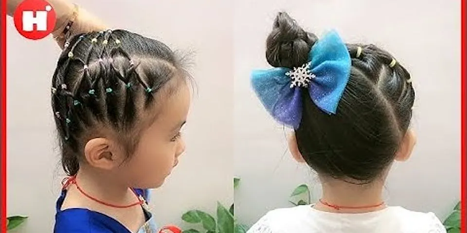 Cách buộc tóc cho be gái 2 tuổi