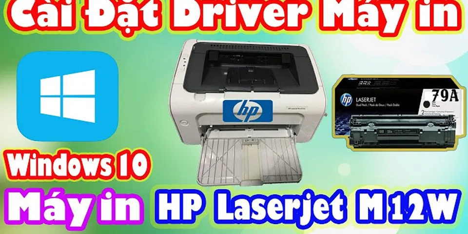 Cách cài đặt máy in HP LaserJet Pro M15a