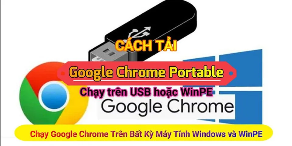 Cách cài Google Chrome Portable