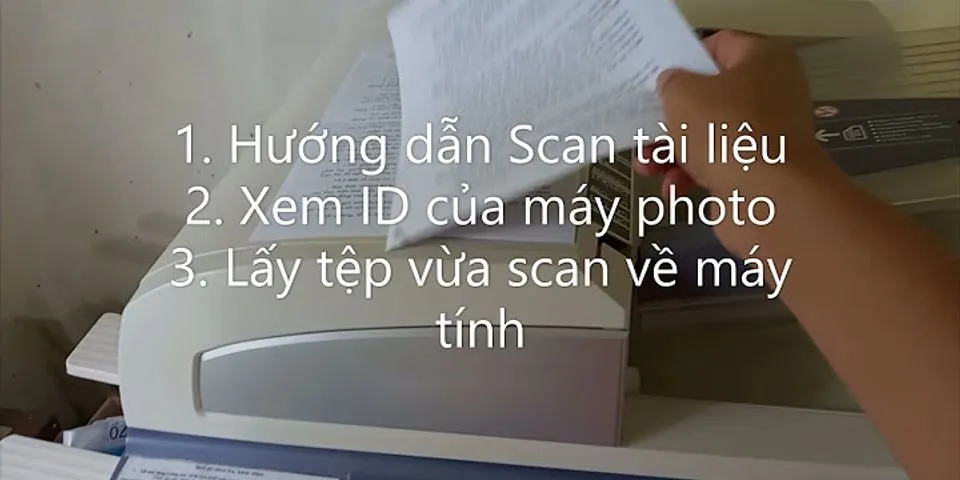 Cách cài scan trên laptop