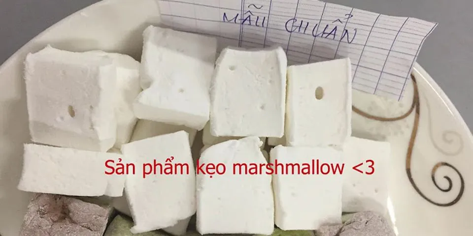 Cách chế biến marshmallow