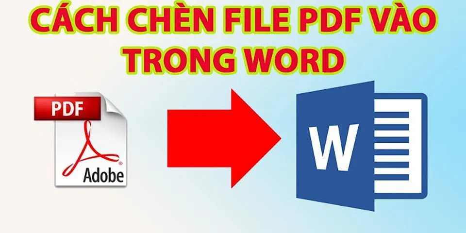 Cách chèn file PDF vào Outlook