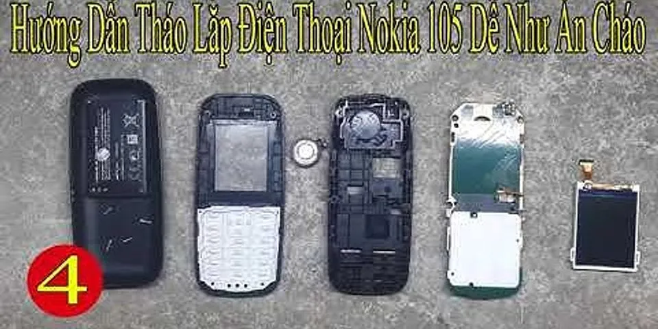 Cách chỉnh có chữ Nokia 105