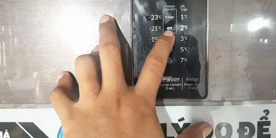 Cách chỉnh nhiệt độ tủ lạnh Samsung Twin Cooling