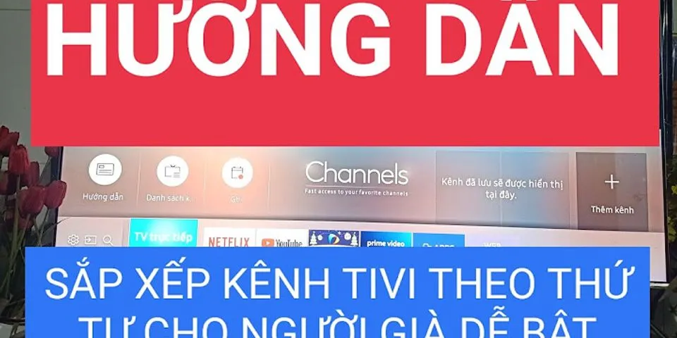 Cách chuyển kênh tivi Samsung