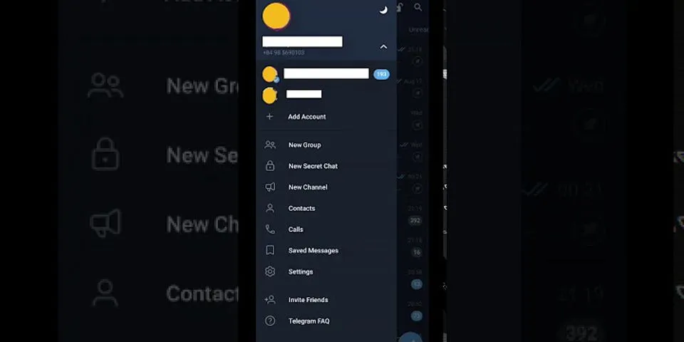 Cách đăng xuất Telegram trên iOS