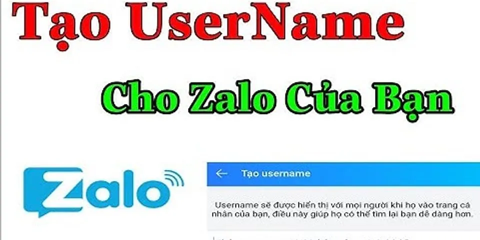 Cách đổi username Zalo lần 2