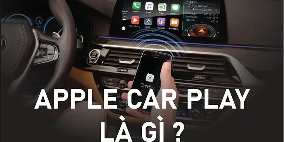 Cách dụng Apple CarPlay