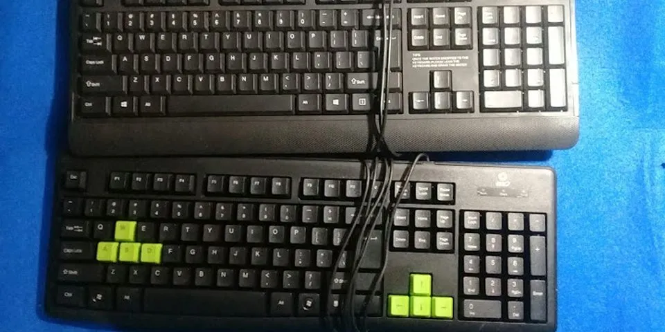 Cách gắn bàn phím vào máy tính bàn