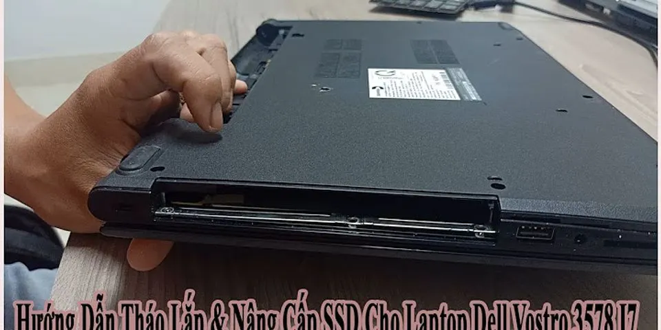 Cách gắn SSD cho laptop