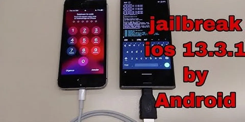 Cách jailbreak iOS 13.3 1 trên điện thoại