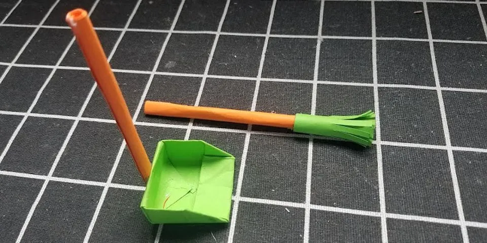 cách làm đồ mini bằng giấy