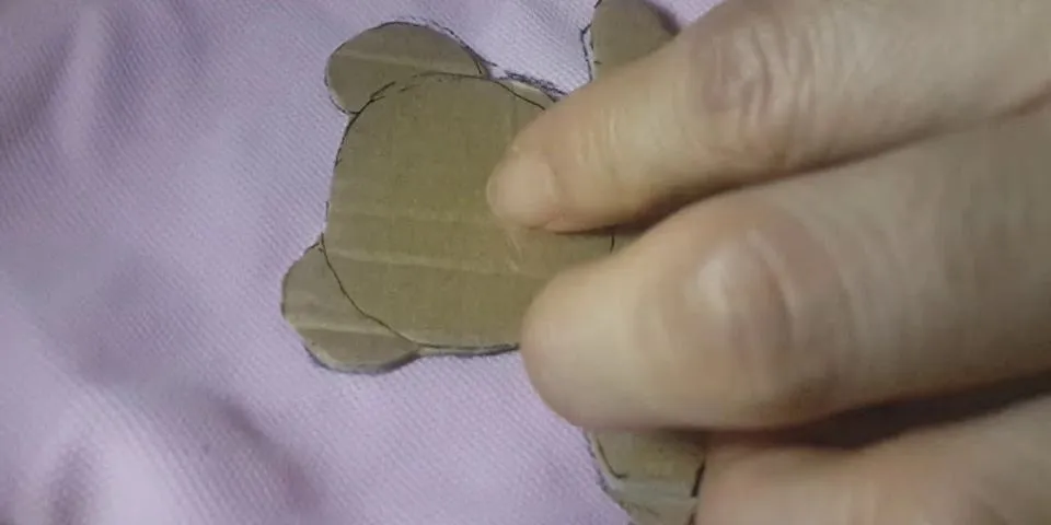cách làm gấu bông bằng vải vụn