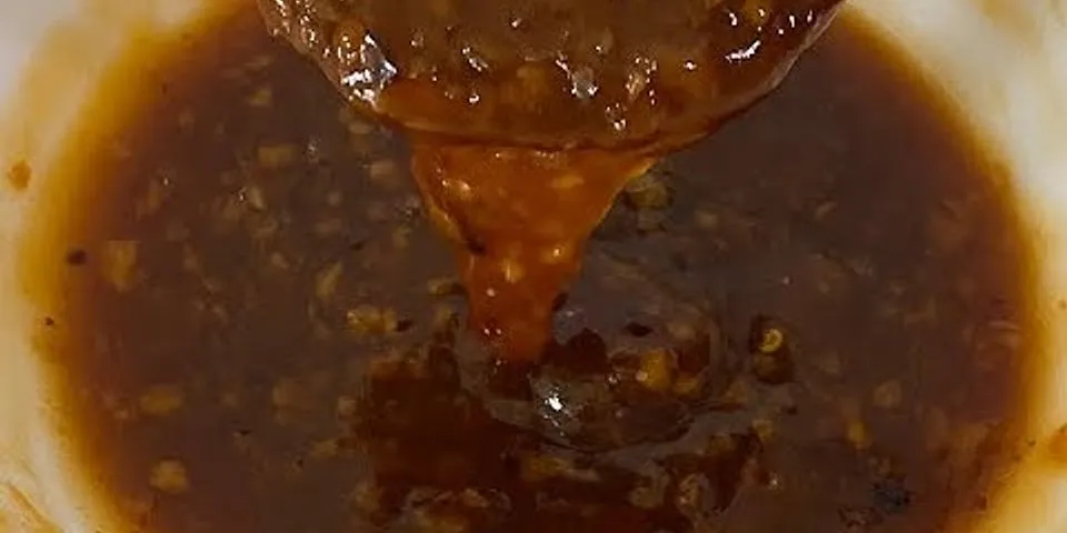 Cách làm nước chấm thịt quay bằng xì dầu