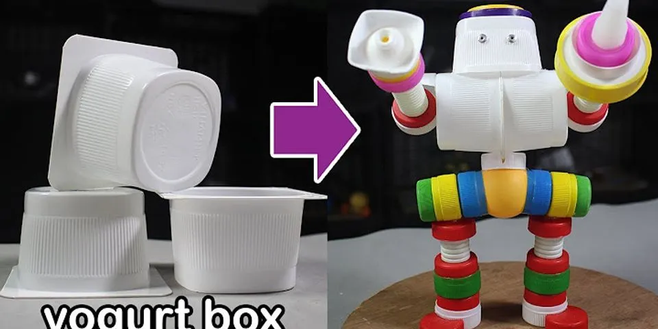 Cách làm robot bằng hộp sữa