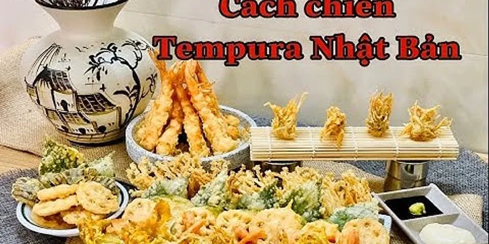 Cách làm tempura thịt heo