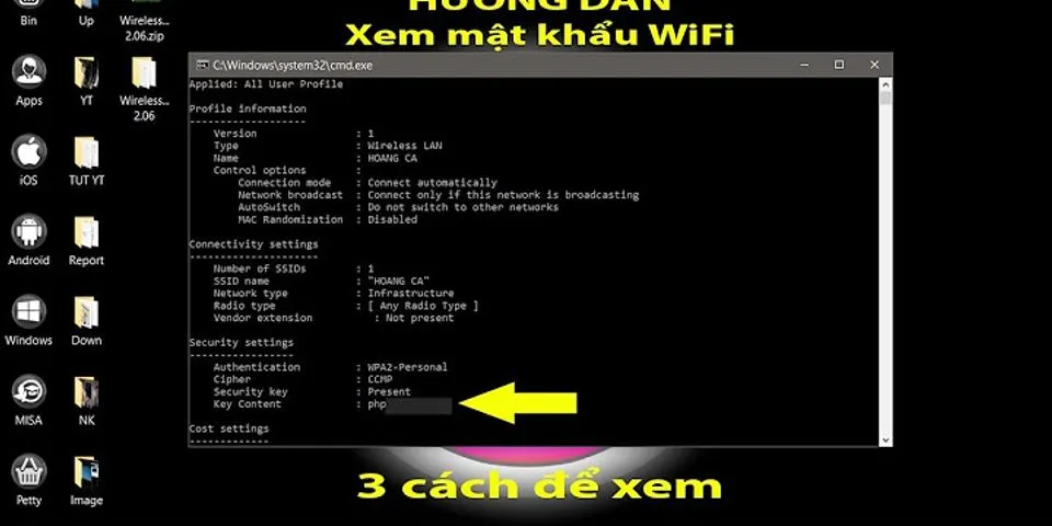 Cách lấy trộm mật khẩu wifi trên máy tính - Thả Rông