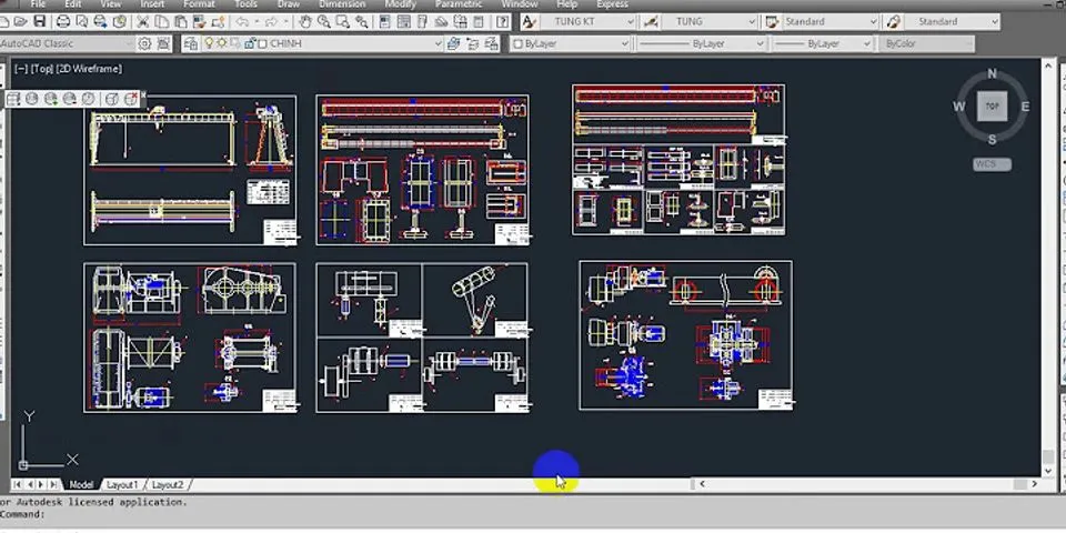 cách vẽ mạch điện trong autocad 2007