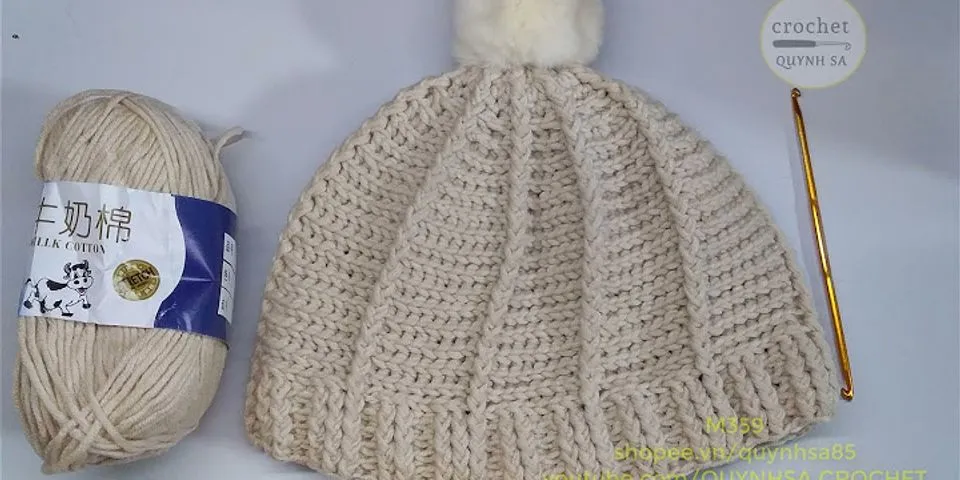 cách đan mũ len beanie