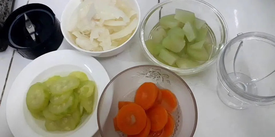 Cách nấu bột rau củ cho bé