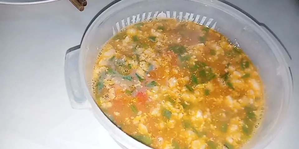 Cách nấu canh thịt băm cà chua