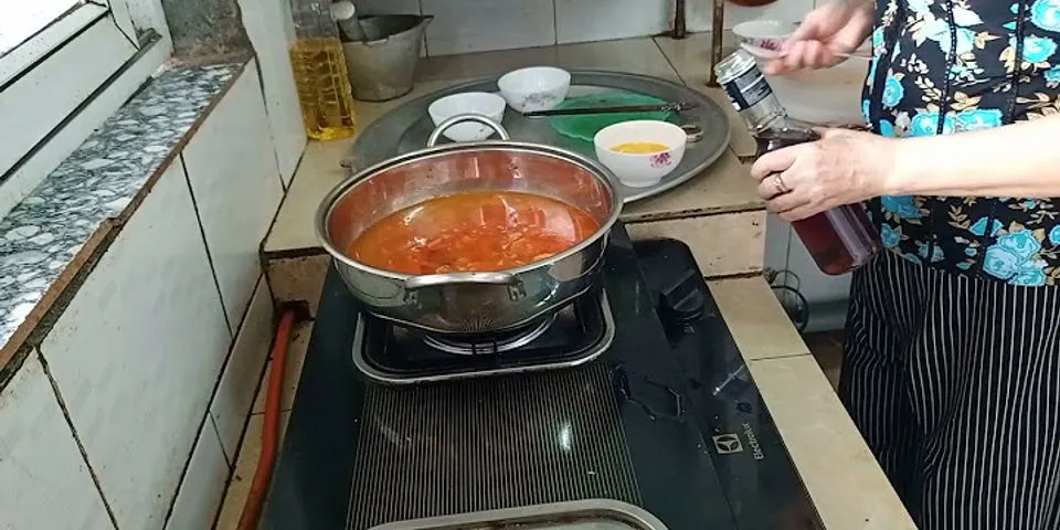Cách nấu canh thơm cà