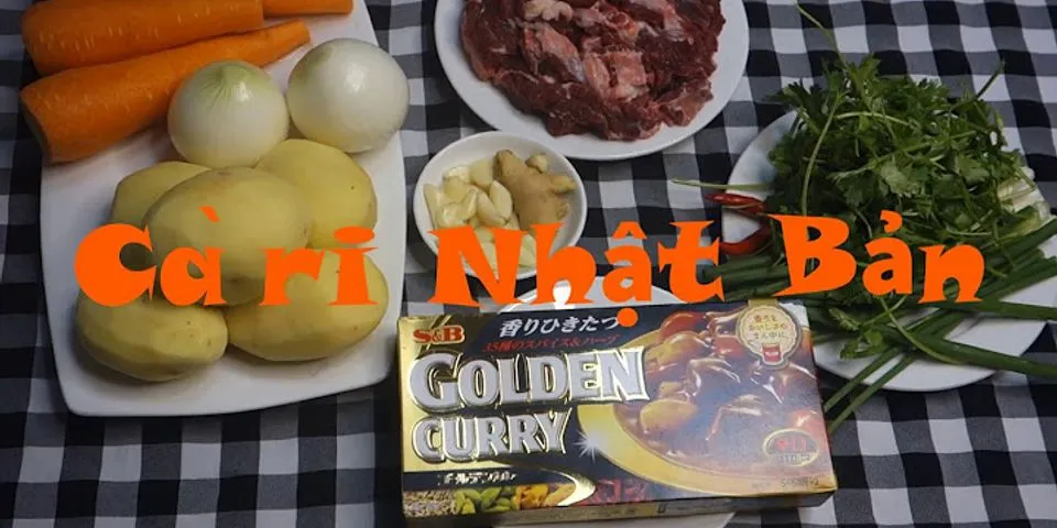 Cách nấu cari bò kiểu Nhật